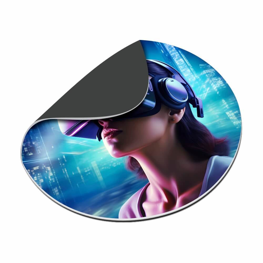 Mousepads Acabamento Sem Costura Redondo (198x198mm)