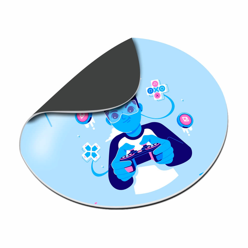 Mousepads Acabamento Sem Costura Redondo (198x198mm)