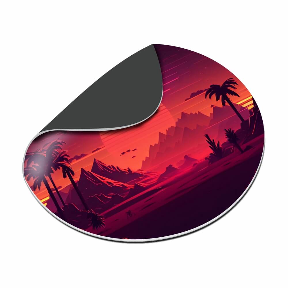 Mousepads Acabamento Sem Costura Redondo (198x198mm)