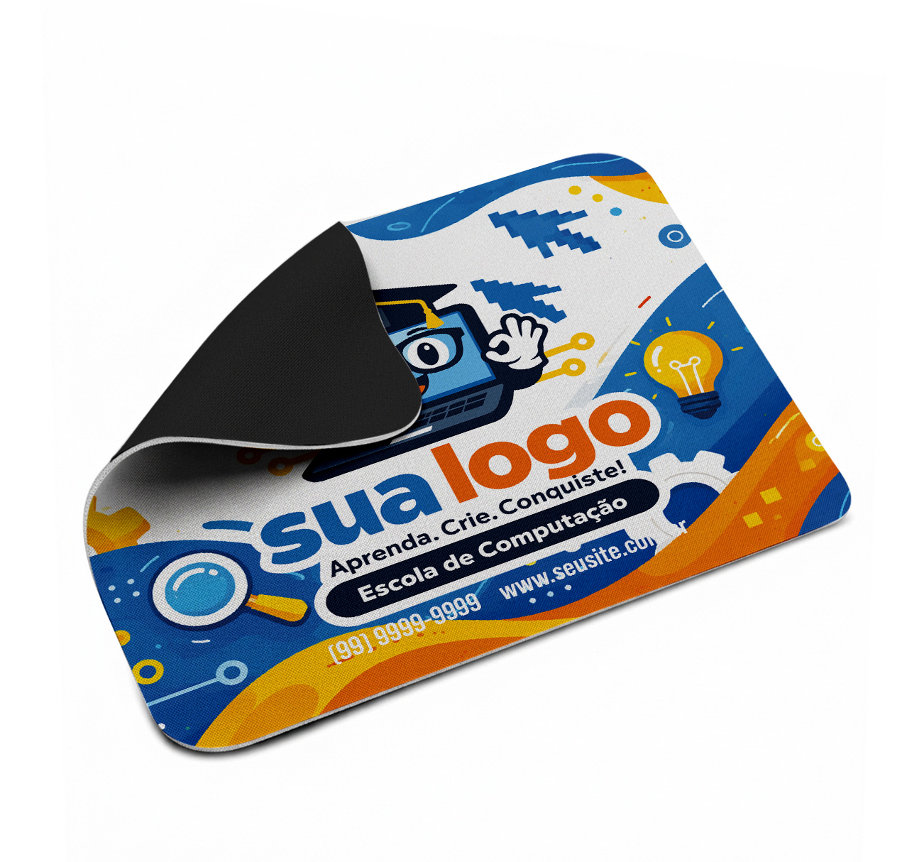 Mousepads Acabamento Sem Costura Retangular (350x250mm)