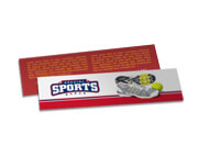 Marcador De Página Couchê 300g Verniz Uv Total Frente E Verso (182x51mm)