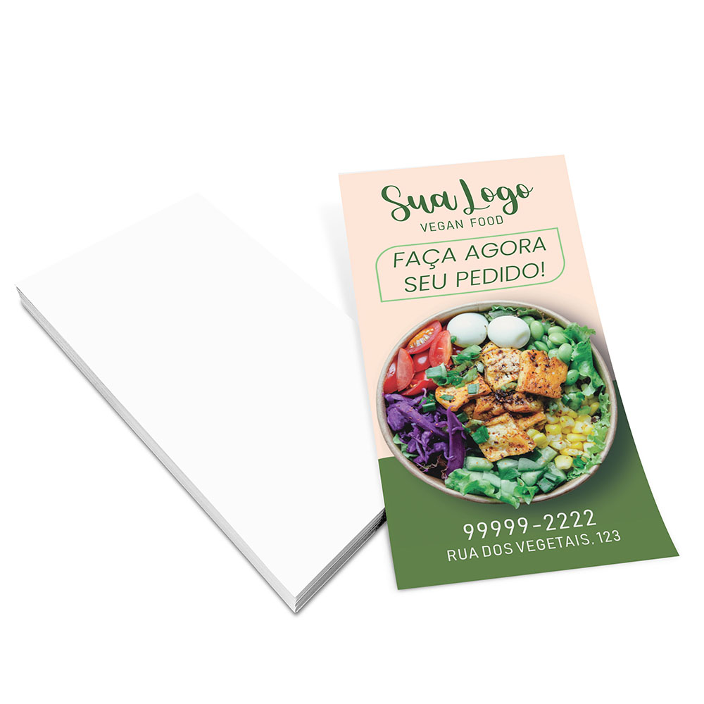 Filipetas Couchê Brilho 115g (100x200mm)