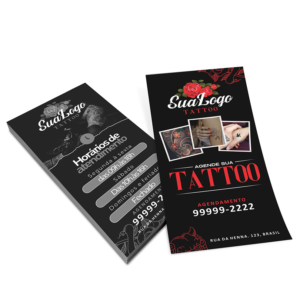 Filipetas Couchê Brilho 115g (100x200mm)