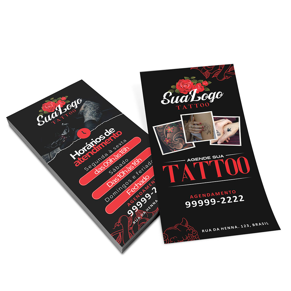 Filipetas Couchê Brilho 115g (100x200mm)