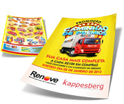 Panfletos, Flyers E Folhetos Couchê 150g Verniz Uv Total Frente e Verso (200x300mm)