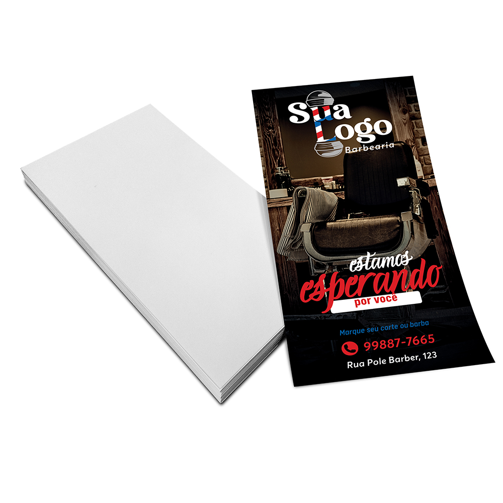 Filipetas Couchê Brilho 150g (100x200mm)