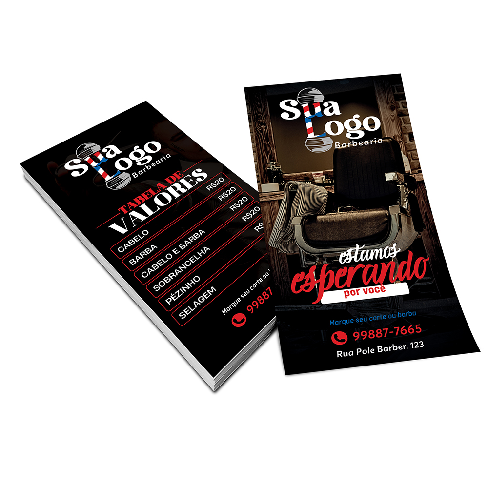 Filipetas Couchê Brilho 150g (100x200mm)