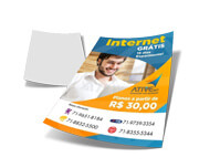 Panfletos, Flyers E Folhetos Couchê 70g (150x200mm)