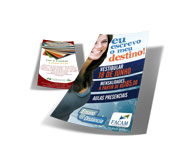 Panfletos, Flyers E Folhetos Couchê 70g (100x200mm)