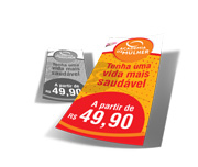 Panfletos, Flyers E Folhetos Couchê 70g (100x200mm)