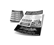 Panfletos, Flyers E Folhetos Apergaminhado 75g (105x150mm)