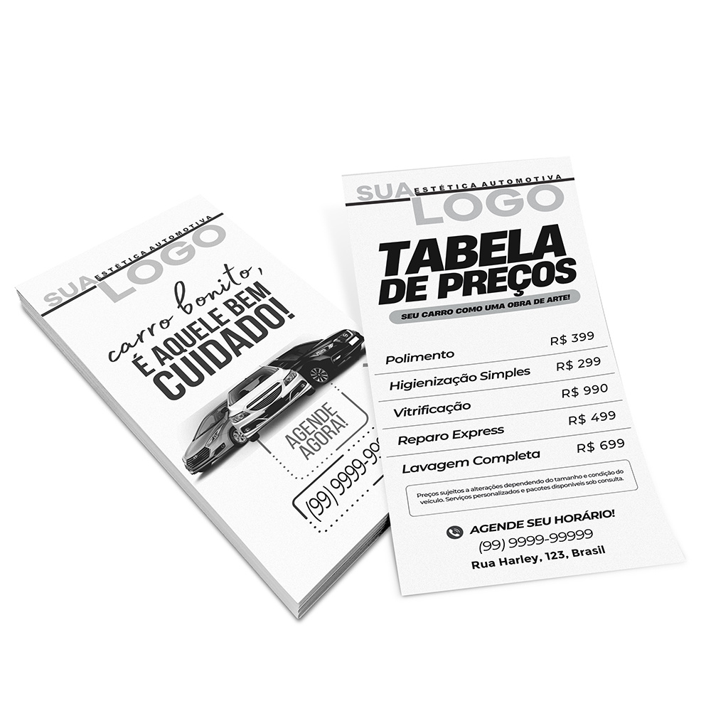 Filipetas Apergaminhado 75g (100x210mm)