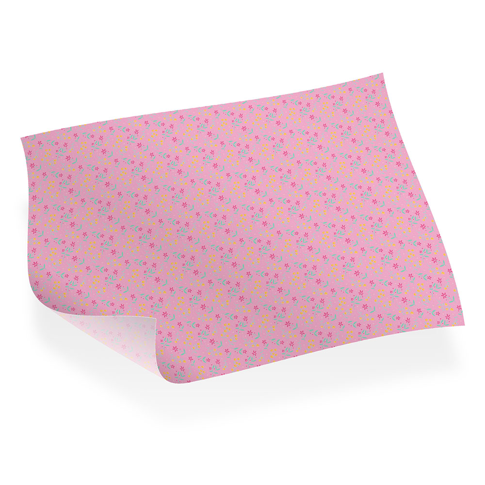 Papel Para Presente Papel Flor Post 35g (600x450mm)