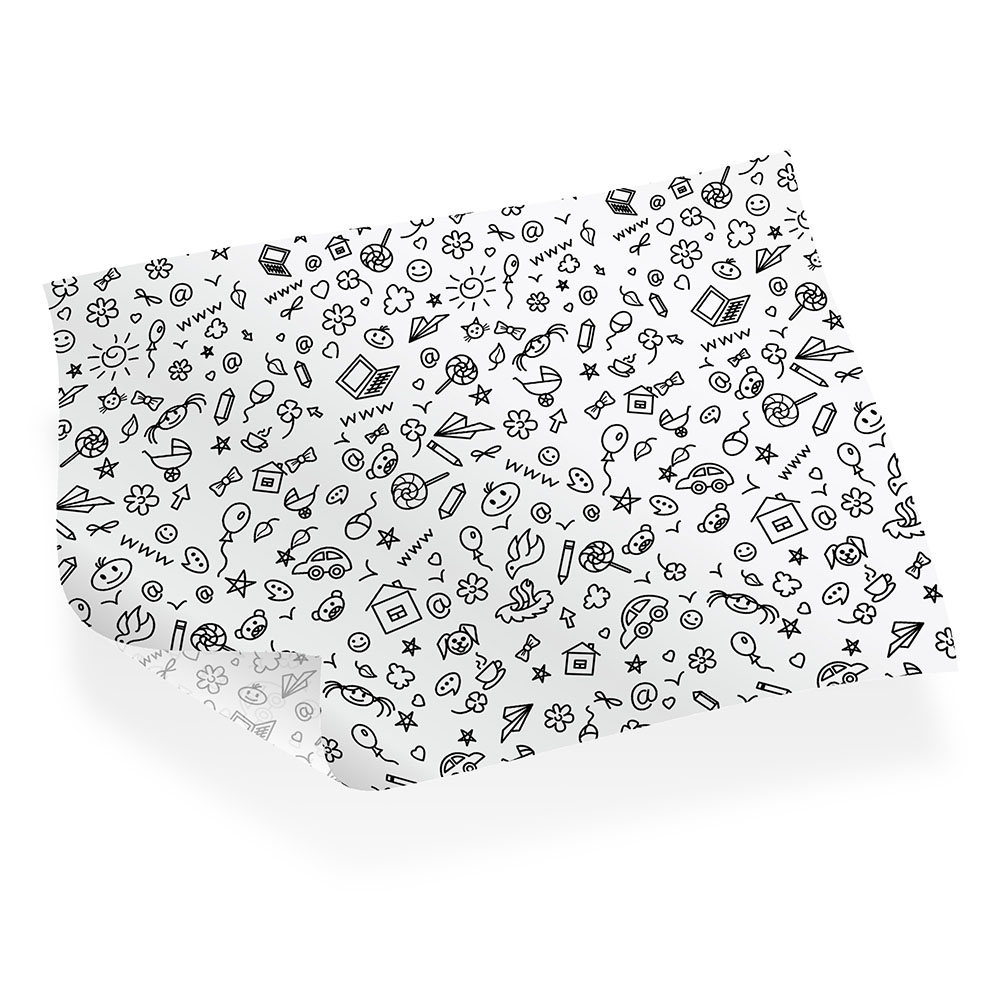 Papel Para Presente Papel Flor Post 35g (600x450mm)