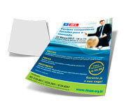 Delivery: Panfletos Couchê 90g Sem Verniz (280x400mm)