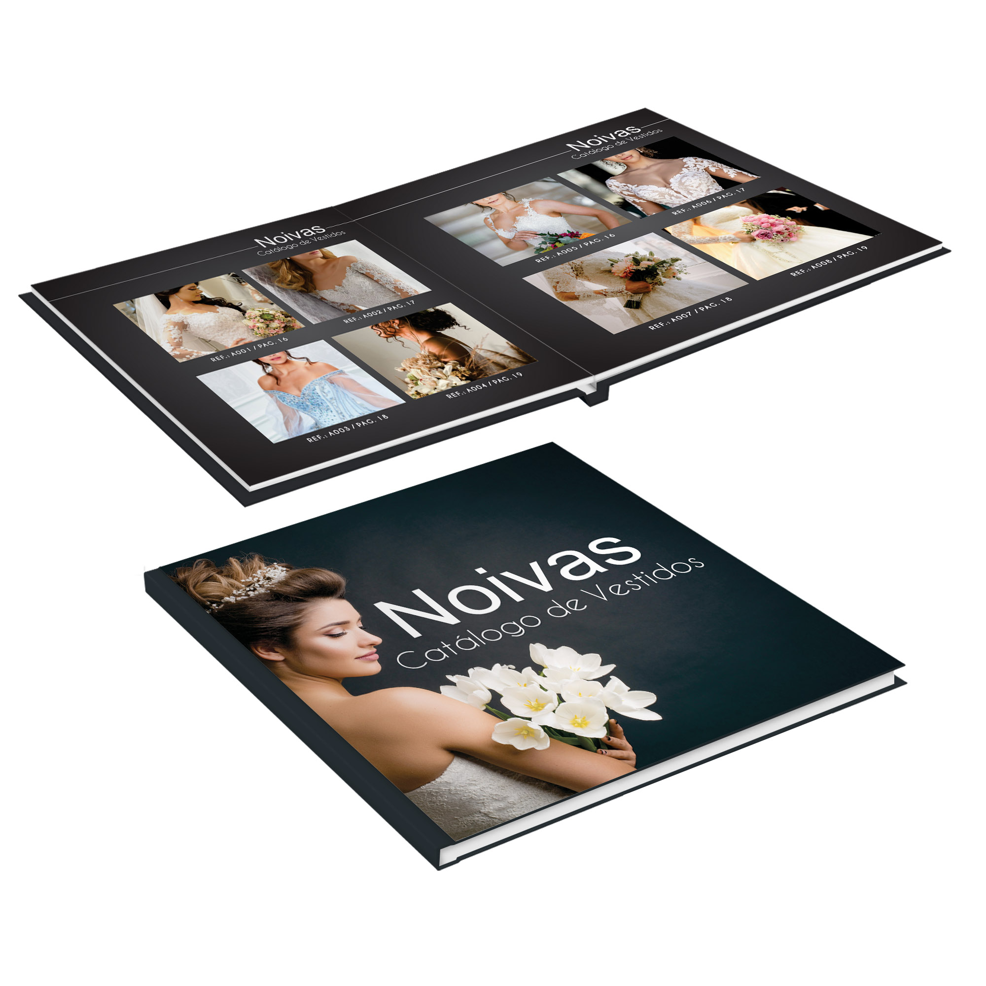 Capa Dura Couchê 210g Photobooks 36 Páginas (15x15cm)