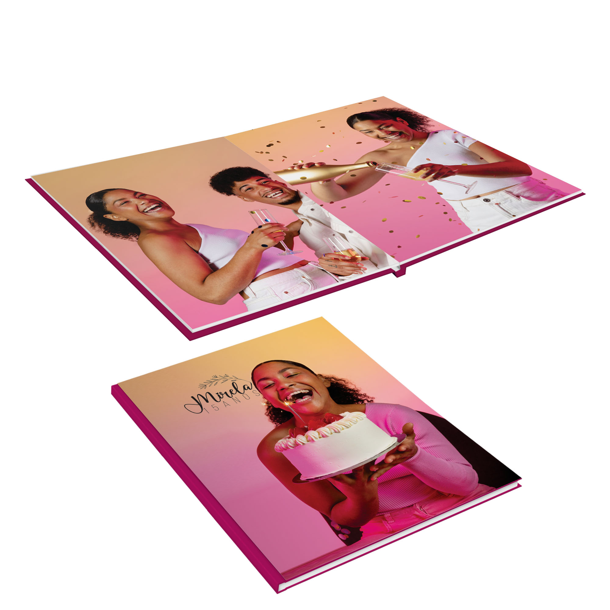 Capa Dura Couchê 210g Photobooks 12 Páginas (15x21cm)