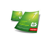 Panfletos, Flyers E Folhetos Couchê 150g Verniz Uv Total Frente e Verso (100x200mm)