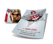 Panfletos, Flyers E Folhetos Couchê 150g Verniz Uv Total Frente e Verso (150x200mm)