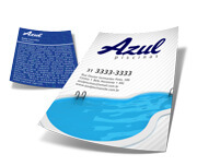 Panfletos, Flyers E Folhetos Couchê 150g Verniz Uv Total Frente e Verso (200x300mm)