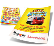 Panfletos, Flyers E Folhetos Couchê 150g Verniz Uv Total Frente e Verso (300x400mm)