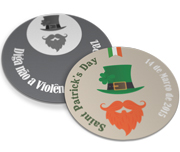 Porta Copos Couchê 250g Verniz Uv Total Frente