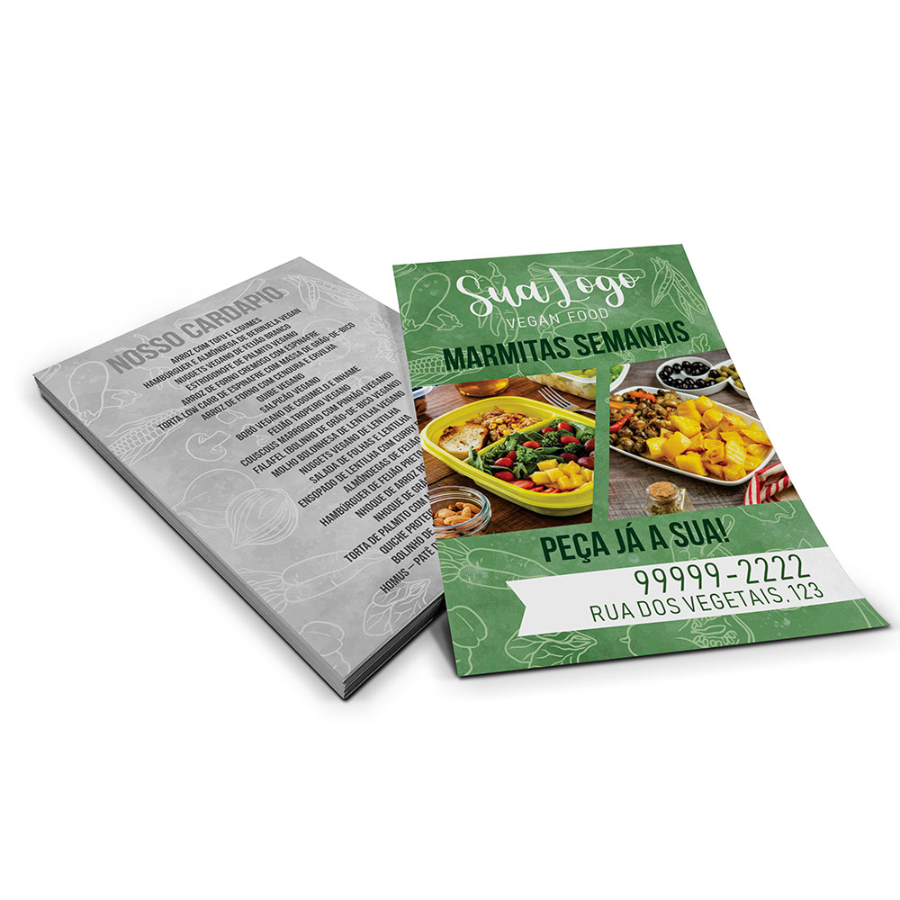 Mini Panfleto Couchê 90g Sem Verniz (70x100mm)