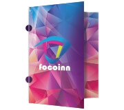 Pastas Couchê 300g Orelha Laminação Brilho Frente 