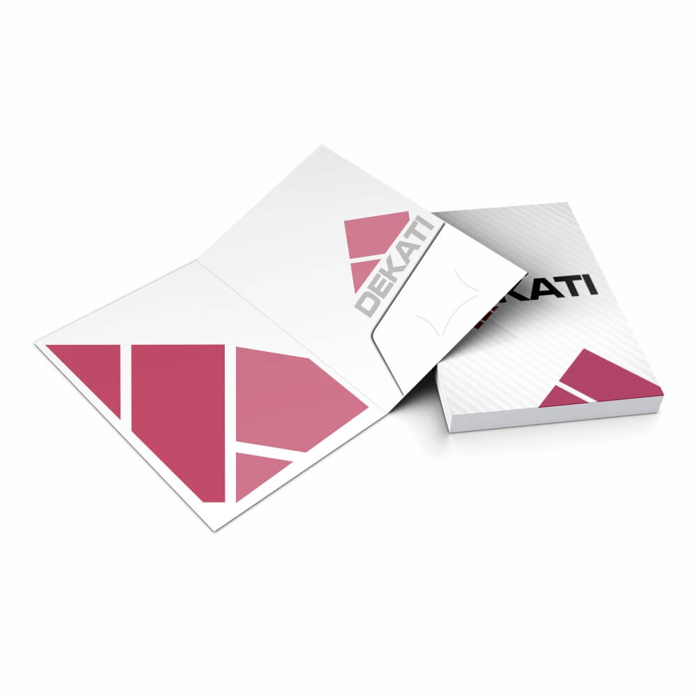 Pastas Couchê 250g Bolsa Colada Sem Impressão Laminação Holográfica Frente