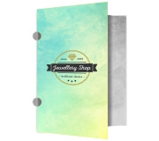 Pastas Couchê 300g Orelha Laminação Fosca Frente e Verso