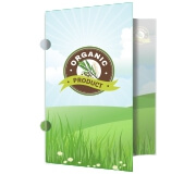 Pastas Couchê 250g Orelha Laminação Brilho Frente  e Verso