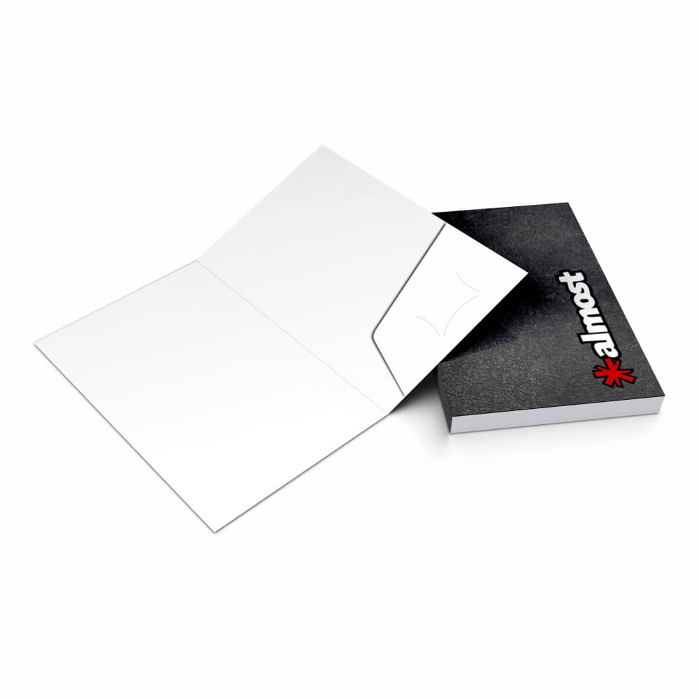 Pastas Couchê 300g Bolsa Colada Sem Impressão Laminação Fosca Frente