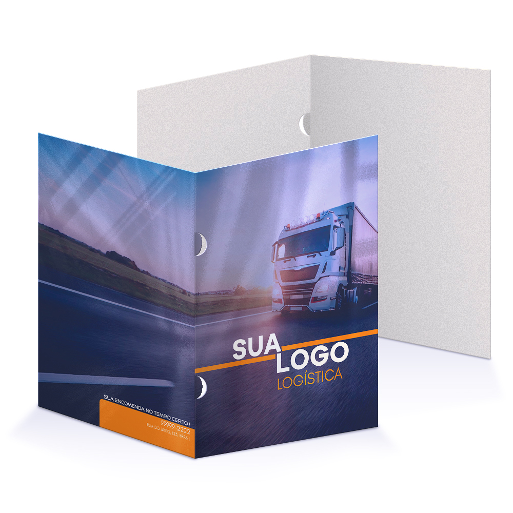 Pastas Supremo 255g Orelha Laminação Brilho Frente 