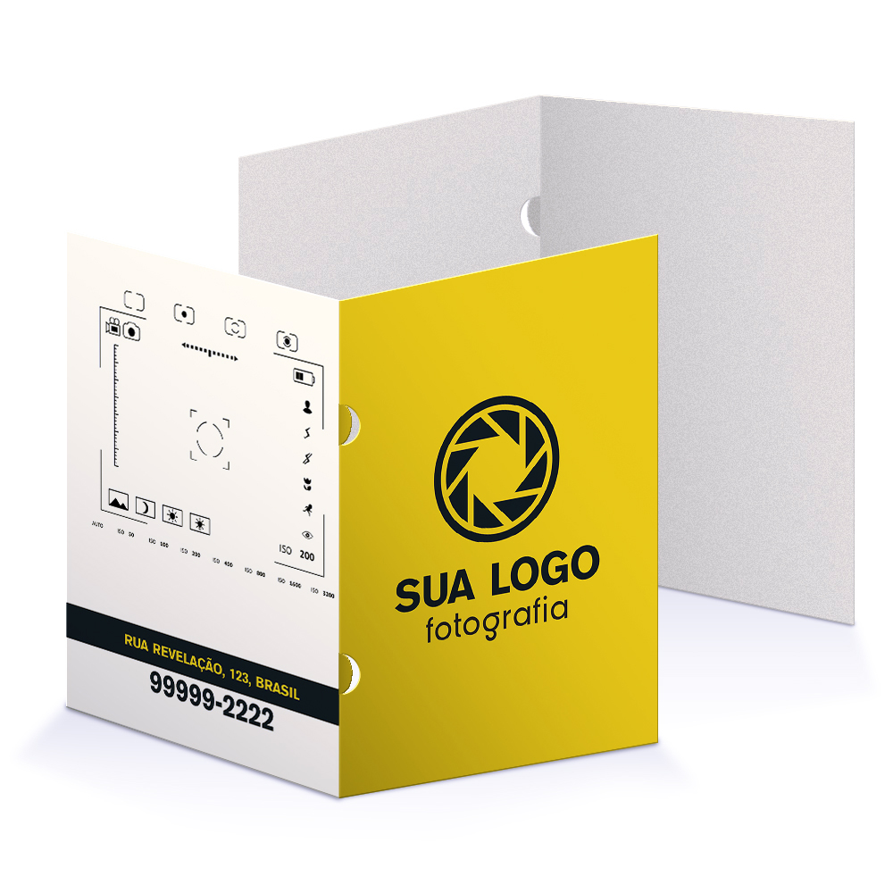 Pastas Supremo 255g Orelha Laminação Fosca Frente