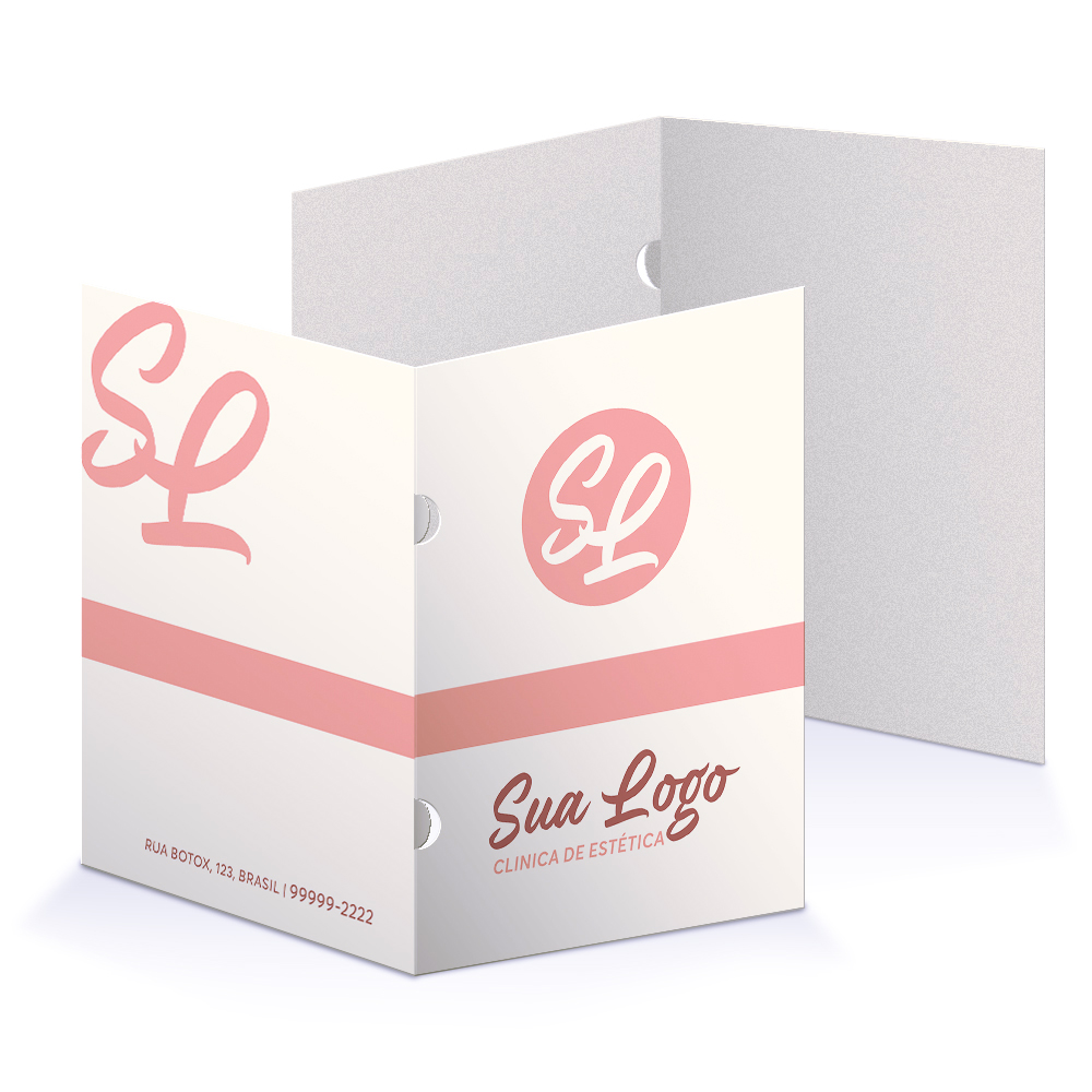 Pastas Supremo 255g Orelha Laminação Fosca Frente