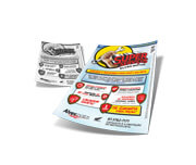 Delivery: Panfletos Couchê 90g Sem Verniz (100x140mm)