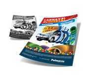 Delivery: Panfletos Couchê 90g Sem Verniz (140x200mm)