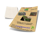 Panfletos, Flyers E Folhetos Reciclato 90g Sem Verniz (150x210mm)