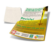 Panfletos, Flyers E Folhetos Reciclato 90g Sem Verniz (210x300mm)