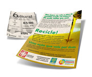 Panfletos, Flyers E Folhetos Reciclato 90g Sem Verniz (210x300mm)