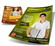 Panfletos, Flyers E Folhetos Reciclato 90g Sem Verniz (300x420mm)