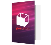 Pastas Couchê 300g Vinco Laminação Brilho Frente 