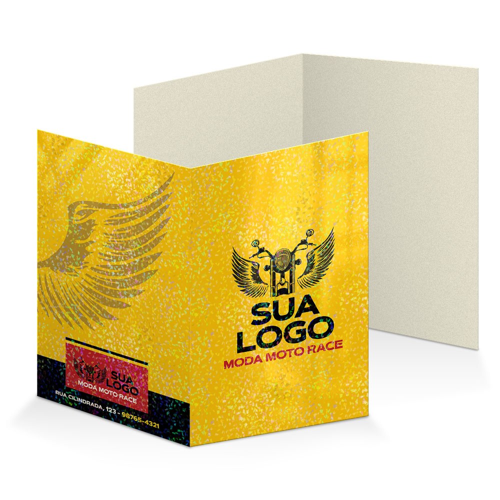 Pastas Supremo 305g Vinco Lam Holográfica Frente