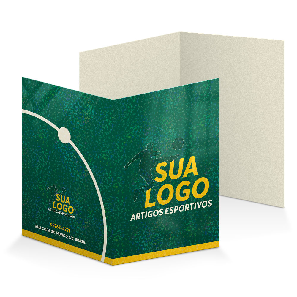 Pastas Supremo 305g Vinco Lam Holográfica Frente