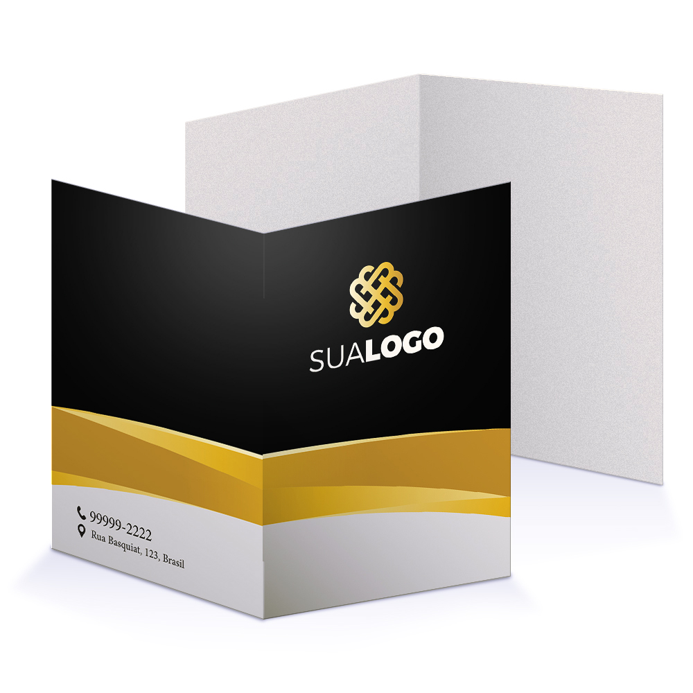 Pastas Supremo 255g Vinco Laminação Fosca Frente