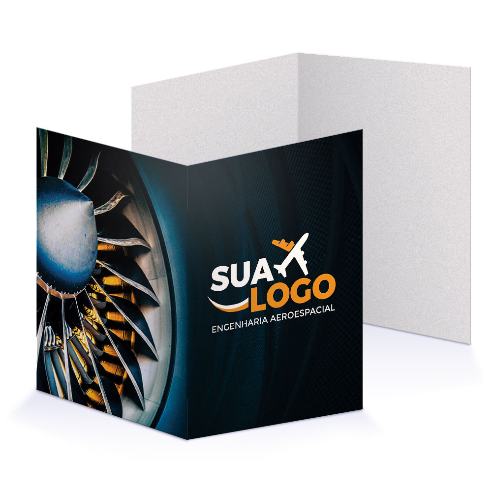 Pastas Supremo 255g Vinco Laminação Fosca Frente