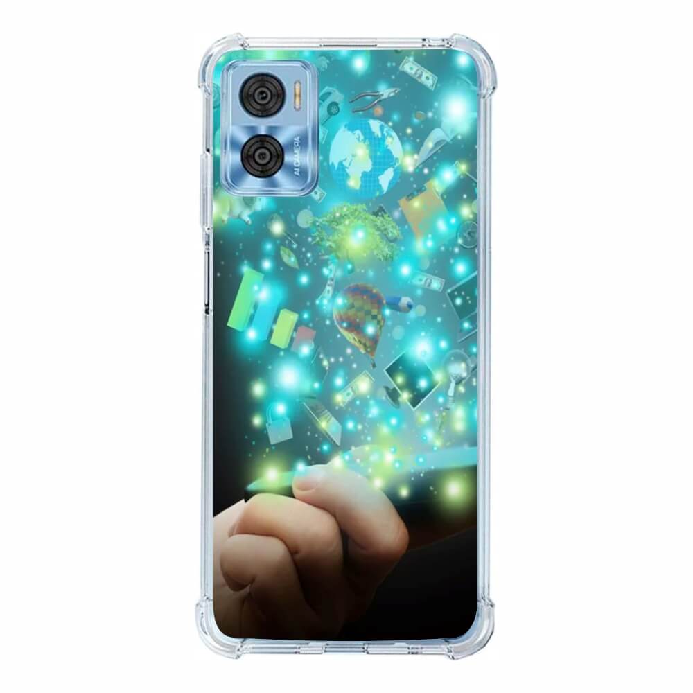 Capa para Celular Silicone Transparente Motorola Modelo Moto E13