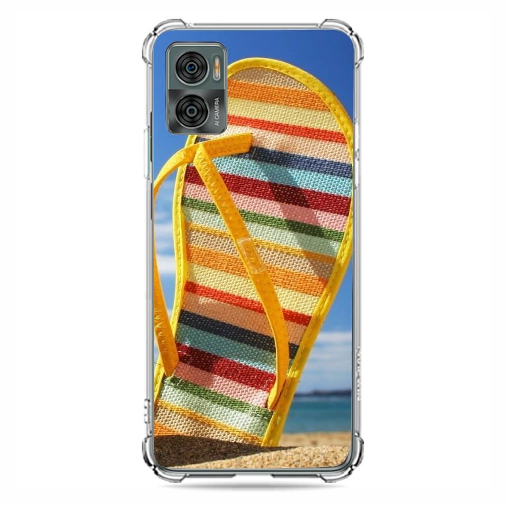 Capa para Celular Silicone Transparente Motorola Modelo Moto E22