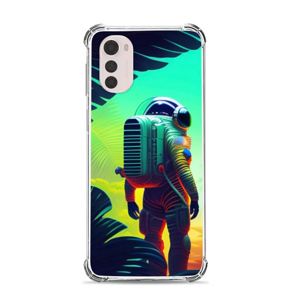 Capa para Celular Silicone Transparente Motorola Modelo Moto E32