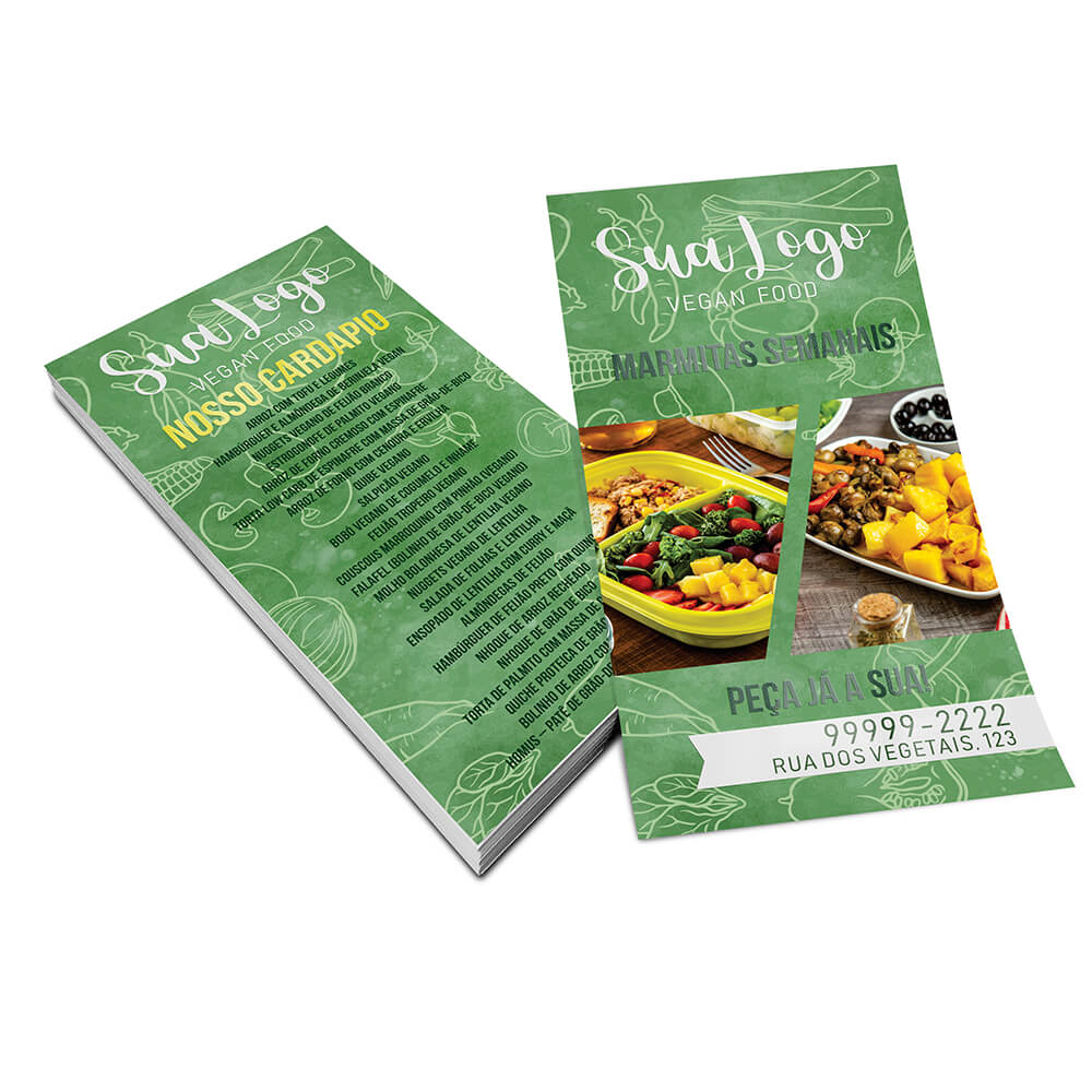 Filipetas Couchê Fosco 170g (100x200mm)